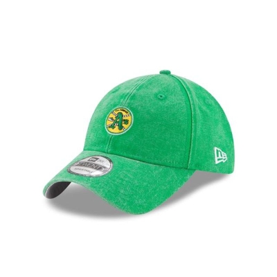 Oakland Athletics Gorra | New Era MLB Rugged Mini 9twenty Adjustable Cap Mexico - Verdes